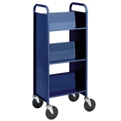BioFit Single-Sided 3-Shelf Combination Cart w/ Sloped Shelves - 44