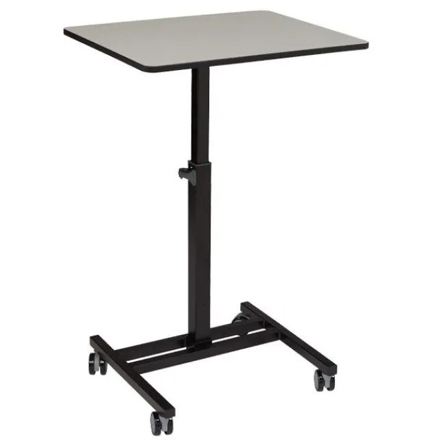 National Public Seating Sit+Stand Student's Desk (26" x 21")^ Stand-Up Student Desks