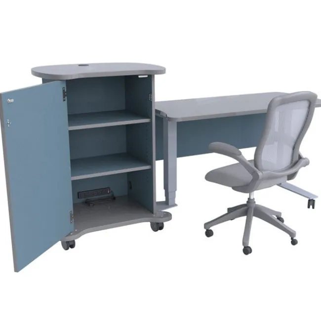 CEF Sit-Stand Teacher Desk^ Teacher Desks|Instructor Desks