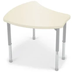 Mooreco Small Shapes Desk + Hierarchy 4-Leg Chair Bundle Set^ Desk & Chair Packages|Classroom Desks & Chairs