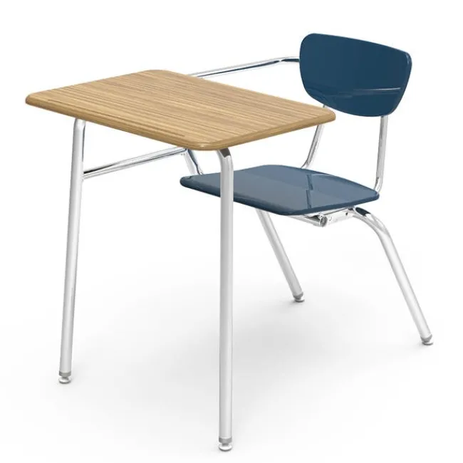 Virco Solid Plastic Combo Desk without Bookrack^ Combo Chair Desks