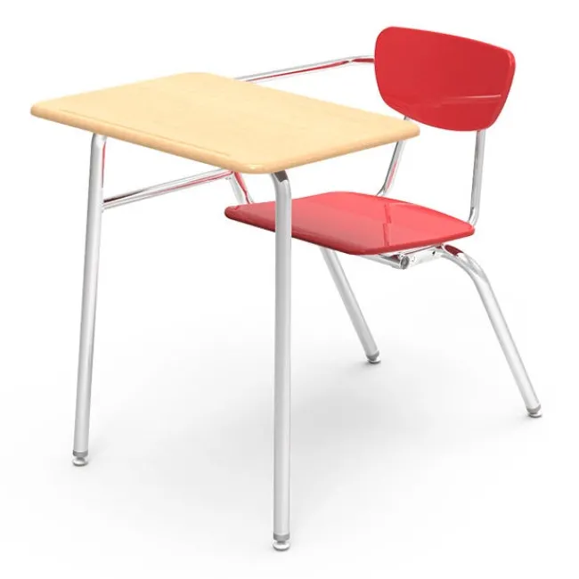 Virco Solid Plastic Combo Desk without Bookrack^ Combo Chair Desks