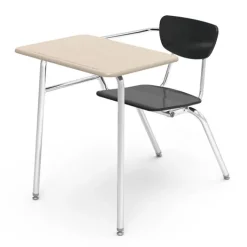 Virco Solid Plastic Combo Desk without Bookrack^ Combo Chair Desks