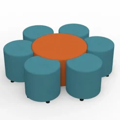 Marco Group Sonik Petal Stool- 18'' H^ Active Seating|Soft Seating