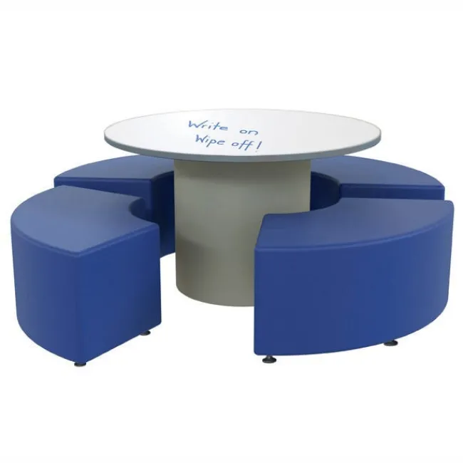 Marco Group Sonik Round Table & Soft Seating Packages^ Dry Erase|Activity Table & Chair Packages