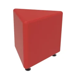 Marco Group Sonik Soft Seating Triangle Ottoman- 18'' H^ Soft Seating