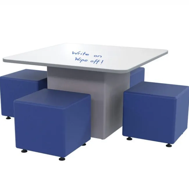 Marco Group Sonik Square Table & Soft Seating Packages^ Dry Erase|Activity Table & Chair Packages