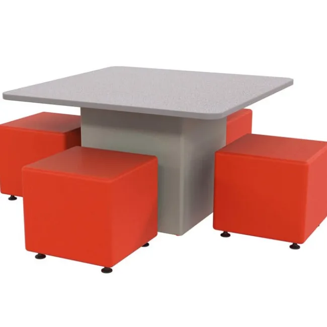 Marco Group Sonik Square Table & Soft Seating Packages^ Dry Erase|Activity Table & Chair Packages