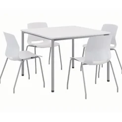 KFI Seating Spright Table & Lola Chair Set w/ Glides^ Cafe Table & Chair Sets|Cafe Tables