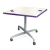 Allied Square Dry Erase Nest and Fold Bar Height Café Tables^ Dry Erase|Dry Erase Desks