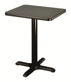 AmTab Square X-Base Cafe Tables^ Cafe Tables|Café