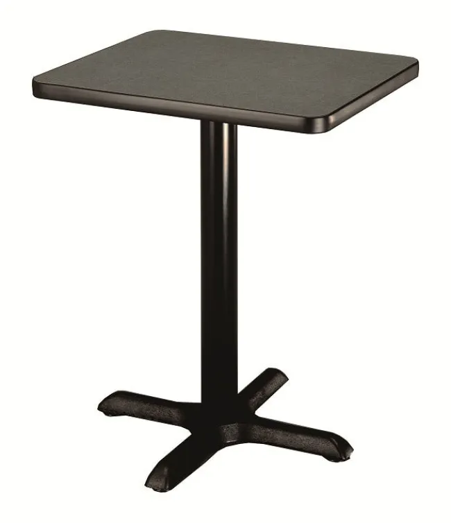 AmTab Square X-Base Cafe Tables^ Cafe Tables|Café