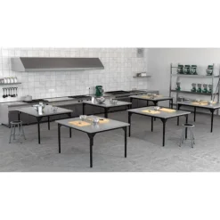 National Public Seating Stainless Steel Table^ Makerspace & Shop|Art Tables