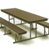 Barricks Standard Cafeteria Bench Tables^ Cafeteria|Cafeteria Tables