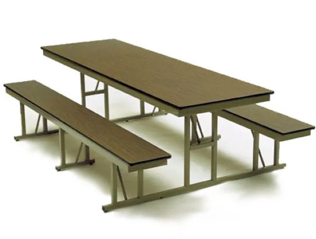 Barricks Standard Cafeteria Bench Tables^ Cafeteria|Cafeteria Tables