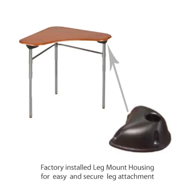 USACapitol Stealth Flexible Collaborative Student Desk- Laminate Top w/ Sprayed Edge^ Collaborative Desks|Open Front School Desks