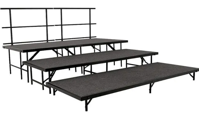 National Public Seating Straight Stage Set^ Stage Sets