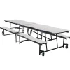 National Public Seating Swerve Mobile Bench Tables^ Cafeteria|Cafeteria Tables