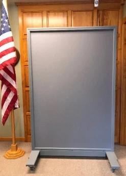 Executive Wood Products Tactical Tackable Mobile Anti-Ballistic Panel^ Safety Stations