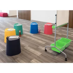 Luxor TailFin Plastic Stackable Stool Package^Kids Kids Chairs|Flexible Seating