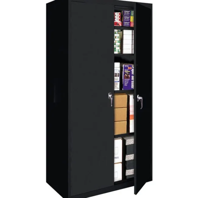 Steel Cabinets USA Takeover Storage Cabinet w/ Four Fixed Shelves (36" W x 18" D x 66" H)^ Tall Cabinets