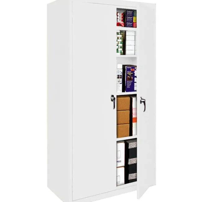 Steel Cabinets USA Takeover Storage Cabinet w/ Four Fixed Shelves (36" W x 18" D x 66" H)^ Tall Cabinets