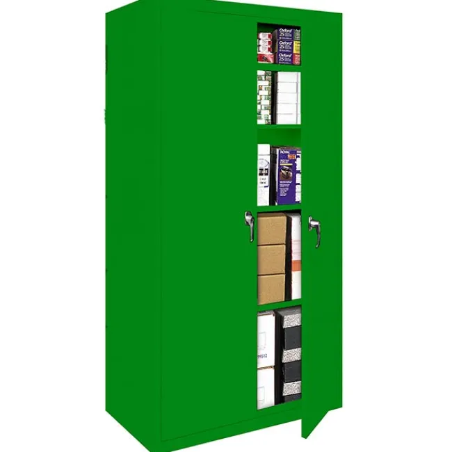 Steel Cabinets USA Takeover Storage Cabinet w/ Four Fixed Shelves (36" W x 18" D x 66" H)^ Tall Cabinets