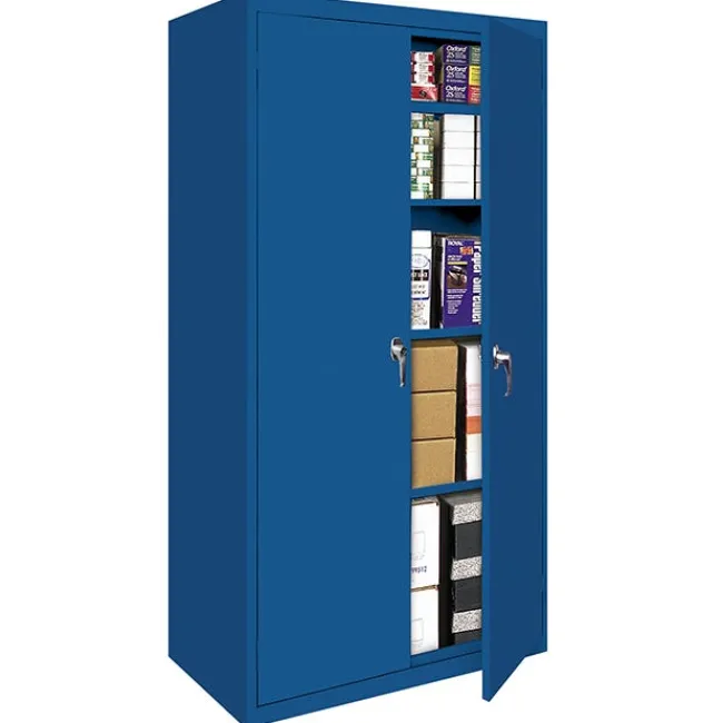 Steel Cabinets USA Takeover Storage Cabinet w/ Four Fixed Shelves (36" W x 18" D x 66" H)^ Tall Cabinets