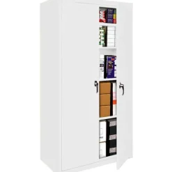 Steel Cabinets USA Takeover Storage Cabinet w/ One Fixed Shelf & Three Adjustable Shelves (36" W x 18" D x 66" H)^ Tall Cabinets
