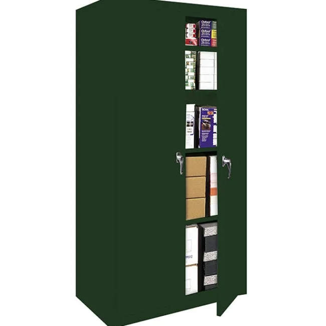Steel Cabinets USA Takeover Storage Cabinet w/ One Fixed Shelf & Three Adjustable Shelves (36" W x 18" D x 66" H)^ Tall Cabinets