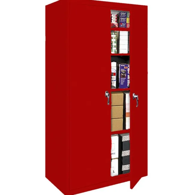 Steel Cabinets USA Takeover Storage Cabinet w/ One Fixed Shelf & Three Adjustable Shelves (36" W x 18" D x 66" H)^ Tall Cabinets