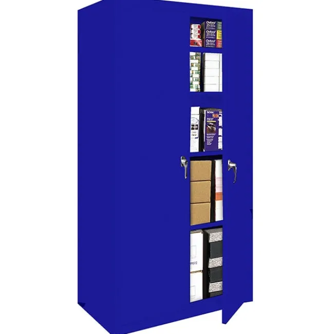 Steel Cabinets USA Takeover Storage Cabinet w/ One Fixed Shelf & Three Adjustable Shelves (36" W x 18" D x 66" H)^ Tall Cabinets