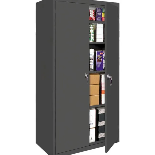 Steel Cabinets USA Takeover Storage Cabinet w/ One Fixed Shelf & Three Adjustable Shelves (36" W x 18" D x 66" H)^ Tall Cabinets