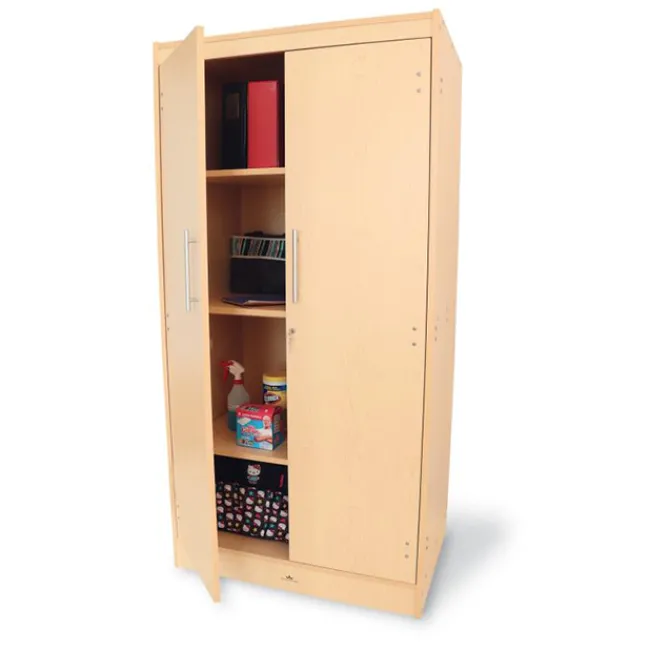 Whitney Brothers Tall and Wide Storage Cabinet^ Tall Cabinets