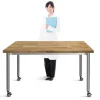 Muzo Tall Butcher Block Versatilis Non-Folding Tables^ Makerspace & Shop|Conference