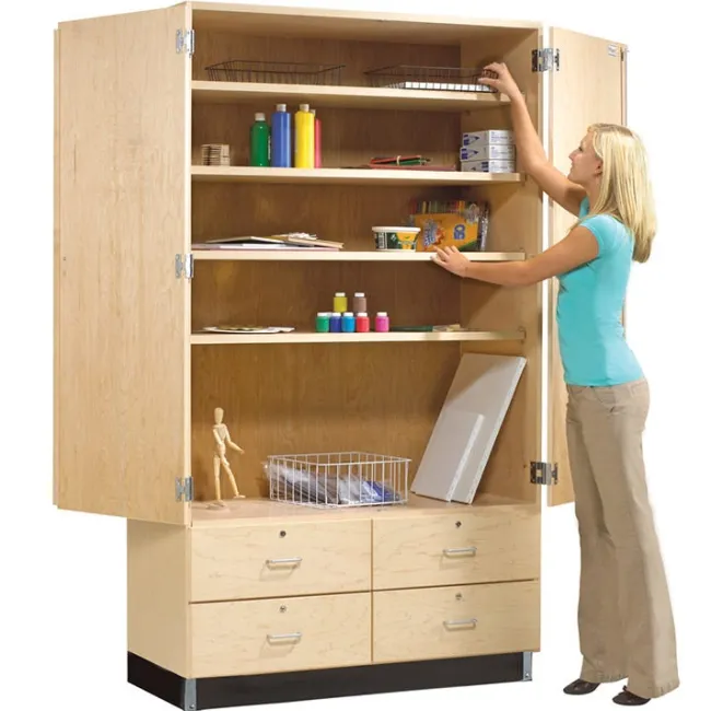 Diversified Spaces Tall Storage Cabinet w/ Drawers^ Art Supply Cabinets|Tall Cabinets
