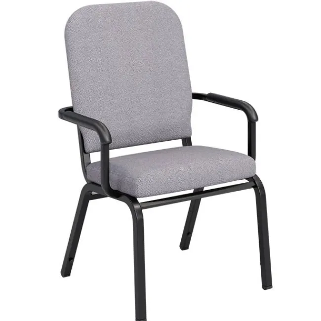KFI Seating Tall Wing Back Oversized Upholstered Padded Stack Chair with Arms^ Church|Oversized & Bariatric