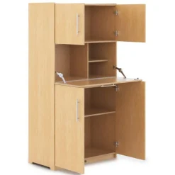 Whitney Brothers Teacher's Work Station Storage Cabinet^ Tall Cabinets|Wardrobe Cabinets