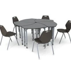 Paragon Tesla A & D Collaborative School Desk^ Collaborative Desks