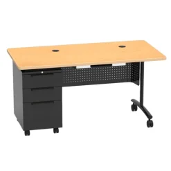 Virco Textameter Rectangle Top Mobile Teacher Desk^ Teacher Desks|Instructor Desks