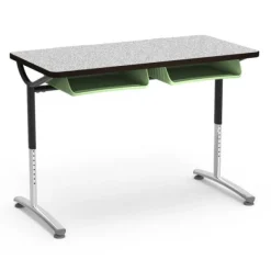 Virco Text Double Open Front School Desk^ Two Student Desks