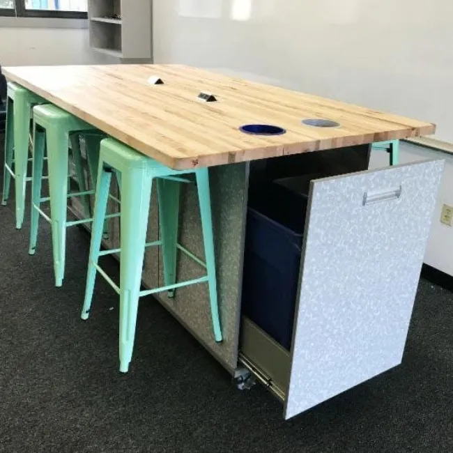 CEF The Ed Original Table w/ 6 Stools^ Makerspace & Shop|Makerspace Stem Packages