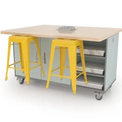 CEF The Ed Table w/ 4 Stools^ Makerspace & Shop