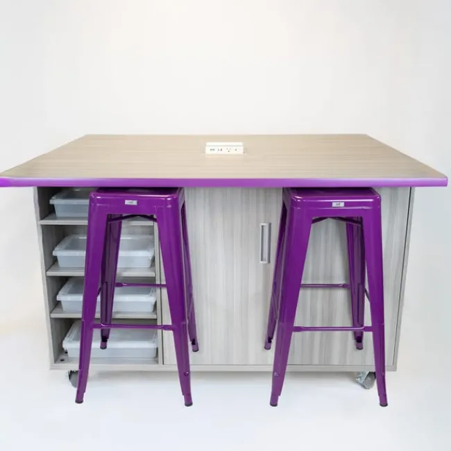 CEF The Ed Table w/ 4 Stools^ Makerspace & Shop