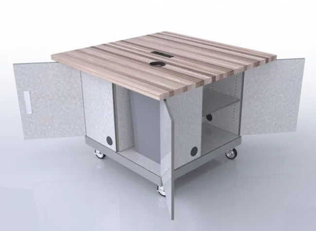 CEF The Quad Pod Customizable Table^ Makerspace & Shop