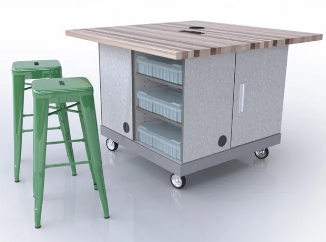 CEF The Quad Pod Customizable Table^ Makerspace & Shop