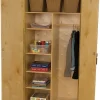 Wood Designs Three Adjustable Shelf Wardrobe Cabinet^ Tall Cabinets|Wardrobe Cabinets