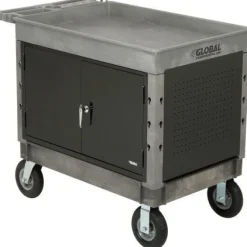 Global Industrial 2-Tier Tray Utility Carts^ Utility Carts