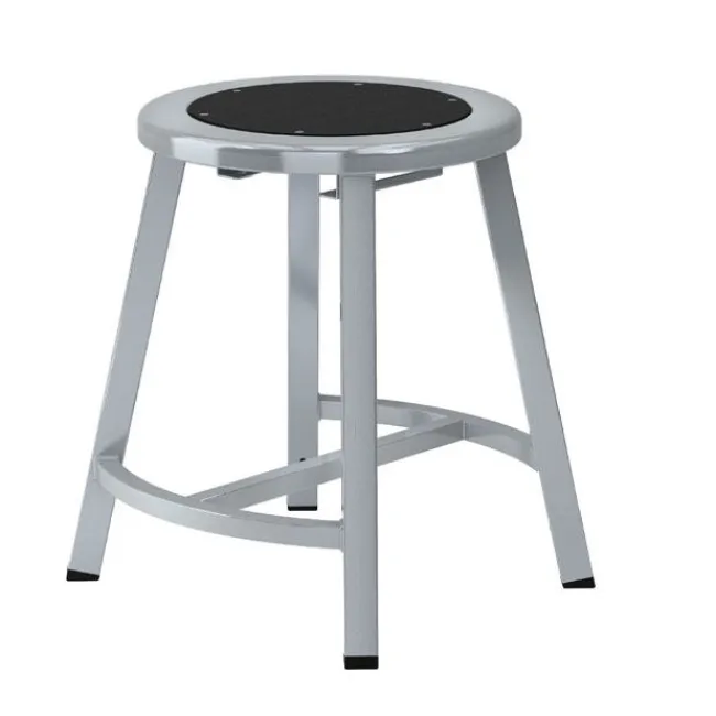 National Public Seating Titan Makerspace Butcher Block Table (30" x 72") with Four Titan Stools (18" H) Package^ Activity Table & Chair Packages|Makerspace & Shop