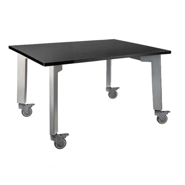 National Public Seating Titan Makerspace Table with Phenolic Top (42" x 42")^ Science|Science Tables